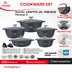 سرویس قابلمه 12 پارچه اسمایل لایف مدل p17s گرانیتی